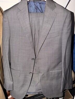 SuitSupply Zignone Tropical Wool 2 Piece Suit 34R 30x32